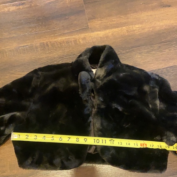 Y2K Xhilaration BROWN FAUX FUR CROPPED JACKET BOLERO BRITNEY SPEARS SZ SMALL - Picture 9 of 10